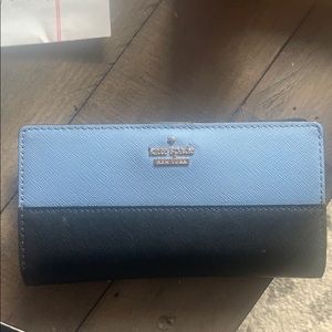 Kate Spade Wallet Blue and black